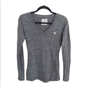 A&F| Gray Long Sleeve Shirt| Size: S